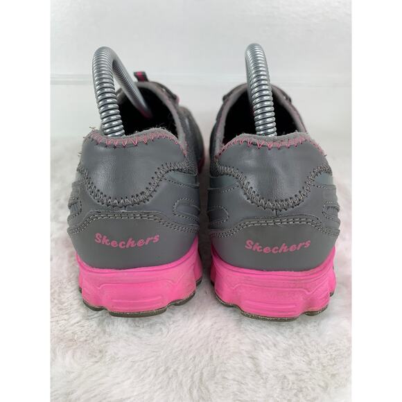 Skechers Flex Women's Slip-On Sneakers Gray/Pink Size 9 22142 - Picture 3 of 8